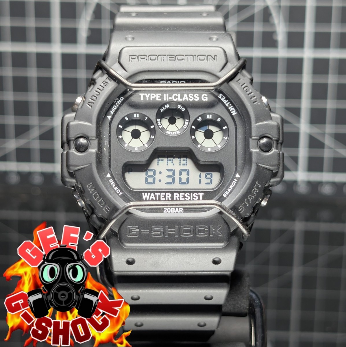 Casio G-Shock N. HOOLYWOOD DW-5900 Collab Triple Graph Black
