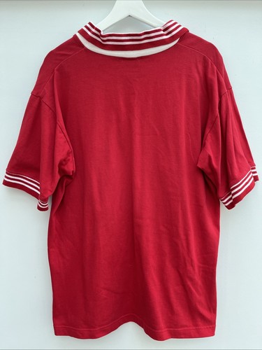 Camiseta de fútbol retro Manchester United 1978 toffs 1978 centenario para hombre grande L - Imagen 2 de 8