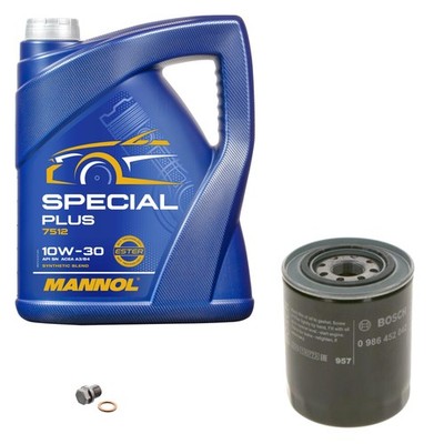 BOSCH Ölfilter 5L MANNOL Special Plus 10W-30 für Mitsubishi L 200/Triton 2.5