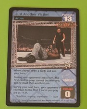 WWE WWF Raw Deal CCG Taz Just Another Victim! Ultra Rare Foil
