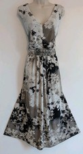 💜 DAVID EMANUEL SIZE 18 Beautiful Ladies Long Floral Dress Ref 21