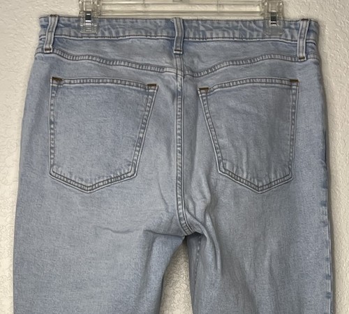 Abercrombie & Fitch The Skinny High Rise Light Wash Curve Love Jeans Sz 32/14R - Picture 8 of 13