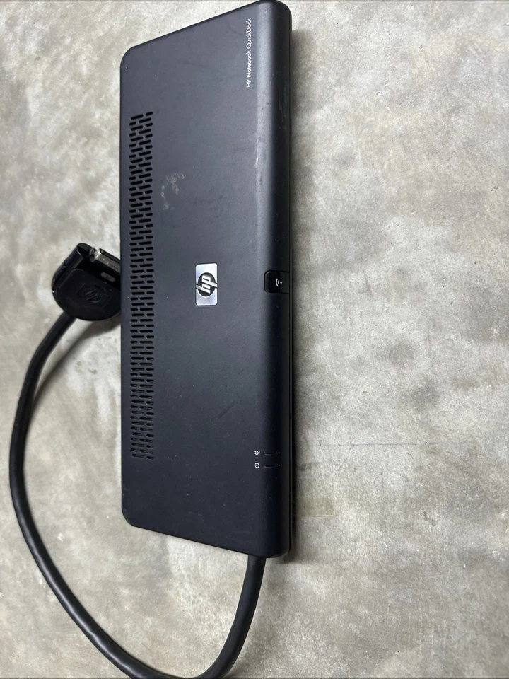 Estación de acoplamiento y replicador de puertos para computadora portátil HP Notebook QuickDock HSTNN-WX05 Foto 3 de 4