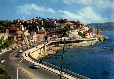 Promenade de la Corniche Plage du Prophete Marseille Provence France PC f291