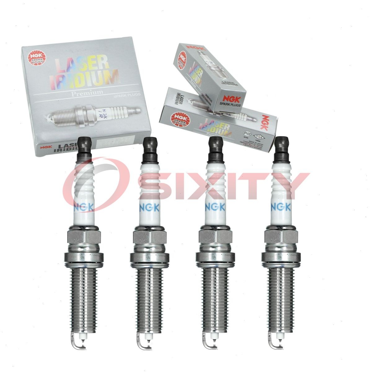 4 pc NGK Laser Iridium Spark Plugs for 2015-2017 Nissan Juke 1.6L L4 ls