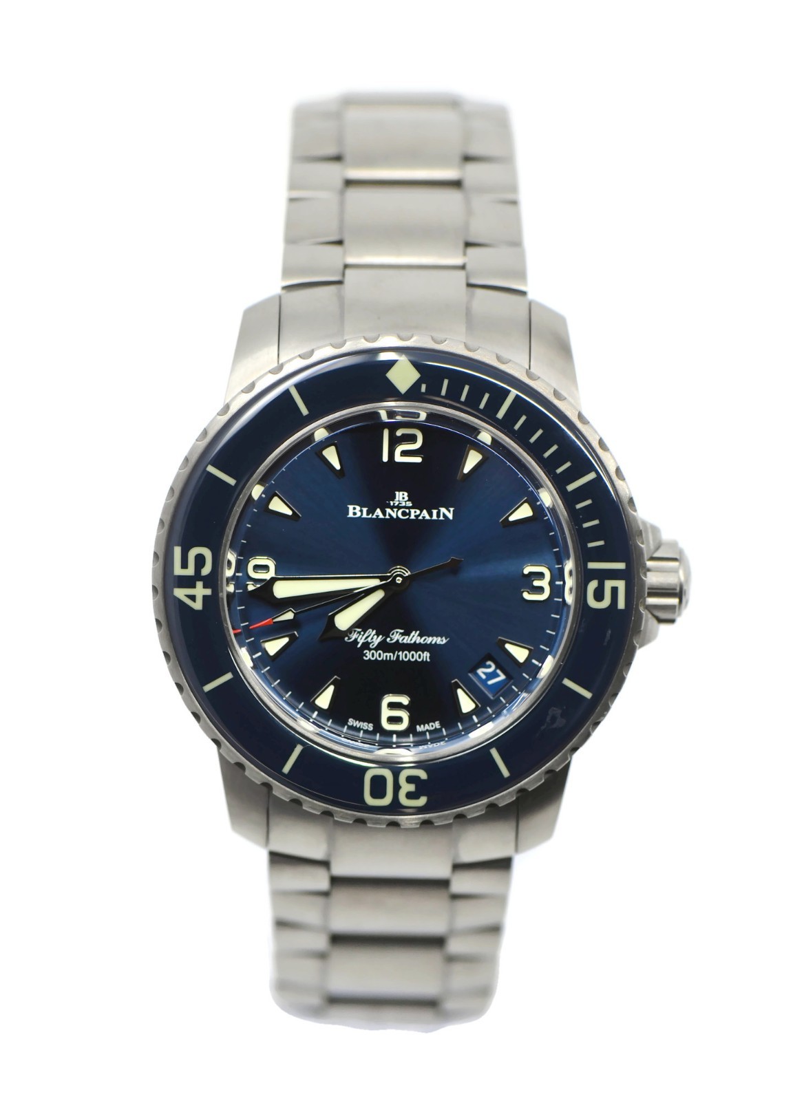 Blancpain Fifty Fathoms Titanium Watch 5010-12B40-98S