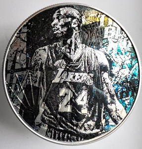 Kobe Bryant Commemorative 4 LA Lakers Iron On Embroidered Patch Free Tracking