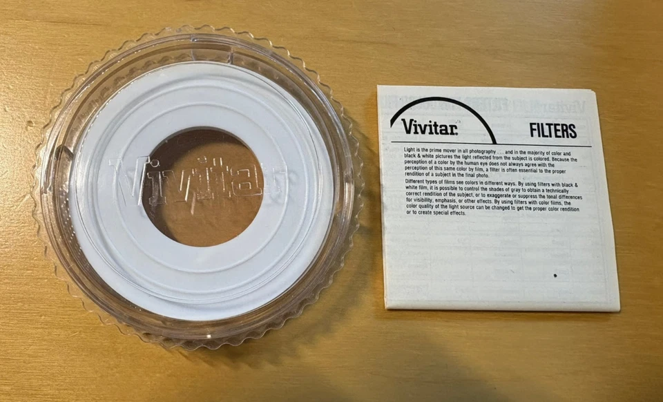 Vivitar Photo Filter 52mm Skylight 1A Circular with original case JAPAN - Image 3 of 4