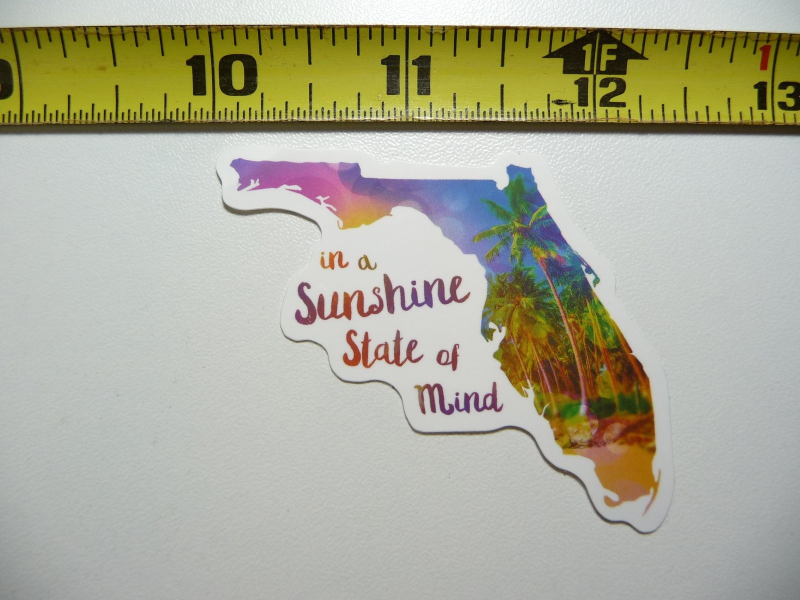 Florida Sunshine State Silhouette Decal - Tourism Sticker