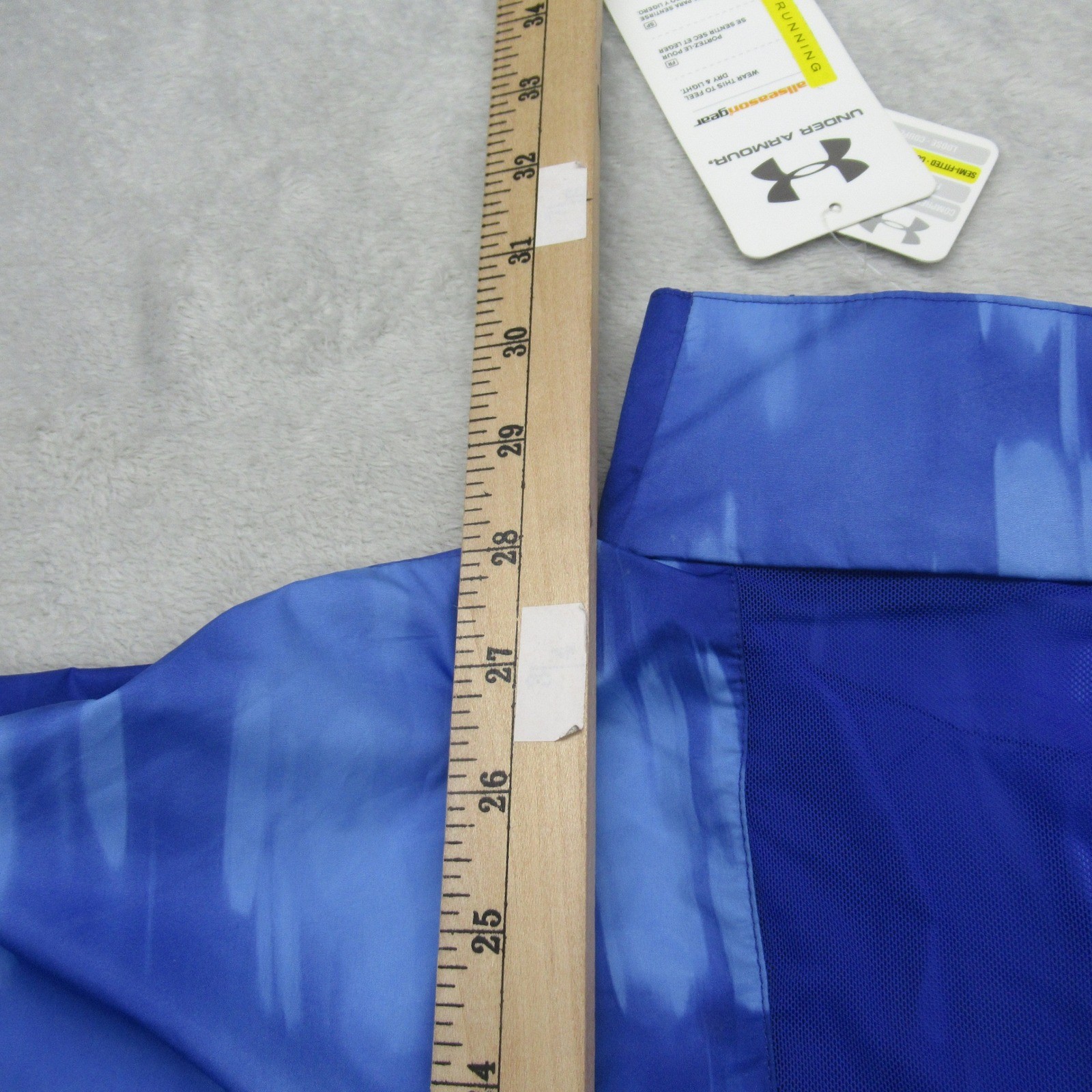 Under Armour Running Jacket Womens XL Violet Lightweight Semi Fitted Vented NEW thumbnail 13