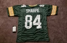 Autographed/Signed Sterling Sharpe Green Bay Green Football Jersey