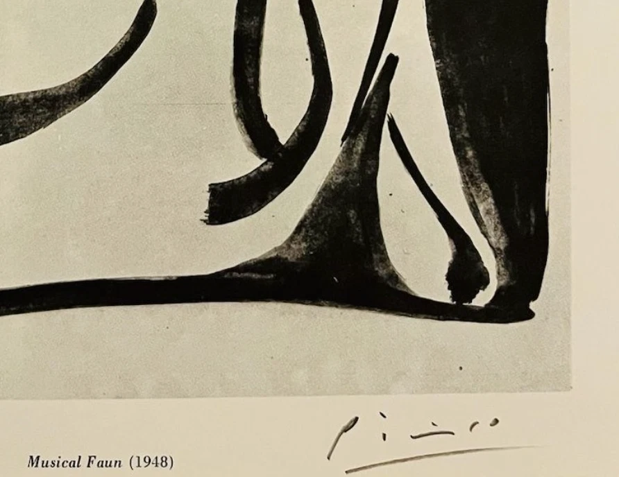 Pablo Picasso Hand-Signed Original Print With COA and +$3,500 USD Appraisal - Image 4 of 4