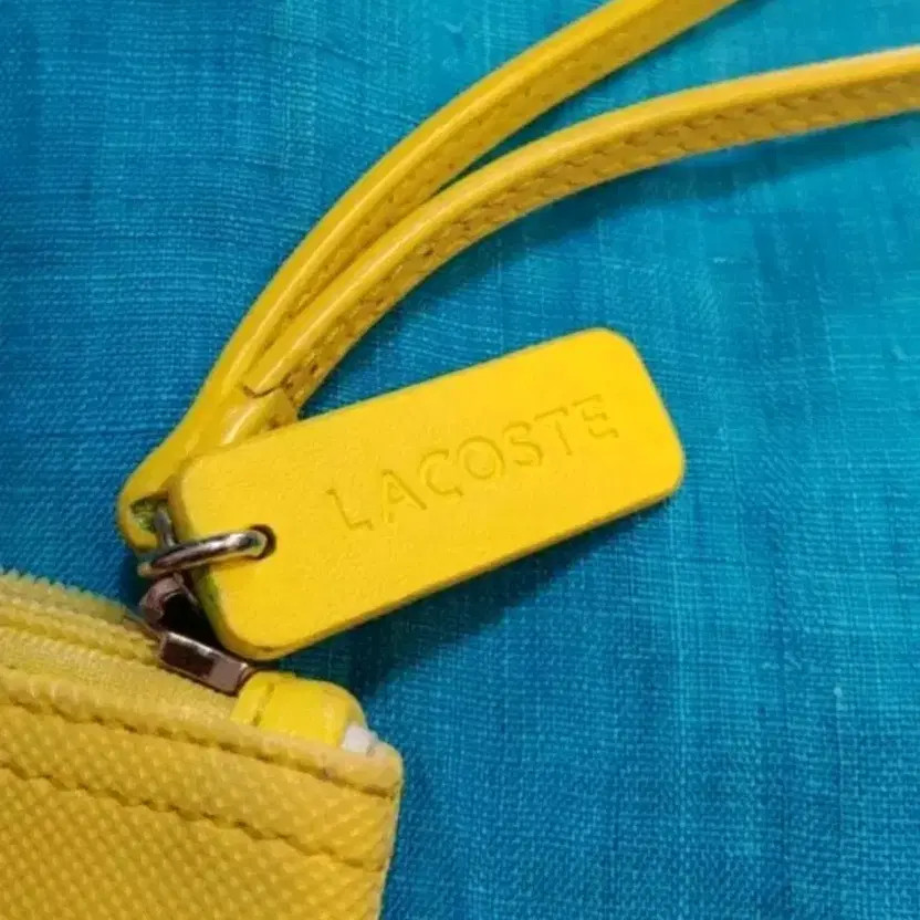 Lacoste Yellow Clutch Bag - Elegant Lightweight Accessory thumbnail 4