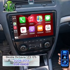 Für Skoda Octavia 2 2004-2013 2+64GB Android 15 Autoradio Carplay GPS Navi WiFi