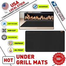 48x90 inch Under Grill Mat,Fireproof Flame Retardant Mat for Under Grill New