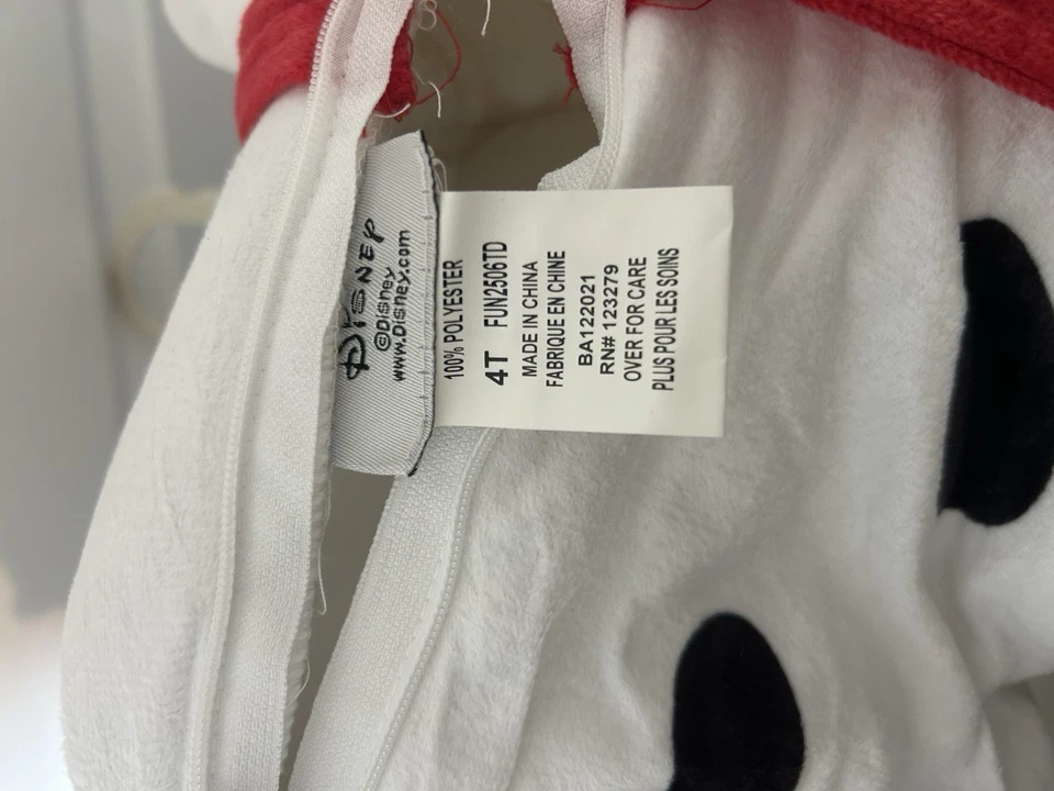 Disney 101 Dalmatians Patches Costume Child 4T Puppy Dog Outfit - Image 4 of 4