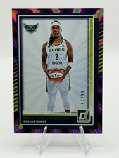 Myisha Hines-Allen 2025 Donruss WNBA Purple Laser #65 Dallas Wings /99 🔥🏀