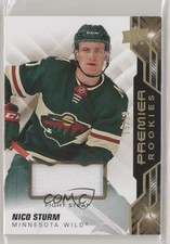 2019 Upper Deck Premier Rookies Jersey Relics Fight Strap 15/15 Nico Sturm k4s