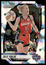 Julie Vanloo Rookie RC 2024 Panini Prizm WNBA #42 Ice Prizms Washington Mystics