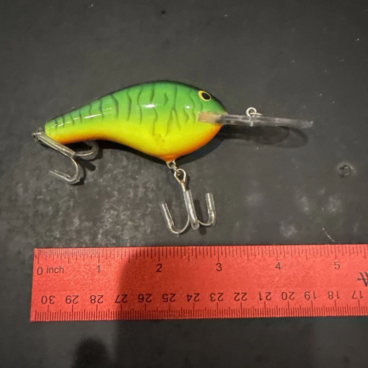 3 Leurres Pêche Vintage Bagley DB08 + 2 Autres