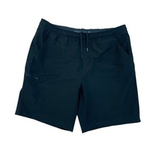 NWOT Gerry Men's L Black Lightweight Stretch Trail Shorts Pull on