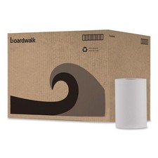 Boardwalk 6250 8" x 350' 1-Ply Hardwound Paper Towels - White (12/Carton) New
