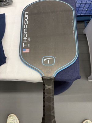 Thompson 515-UNI Pickleball Paddle Black Blue USA 515-UNI Model 515-UNI