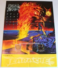 MORBID ANGEL 1998 Formulas Fatal To The Flesh PROMO POSTER Death Metal ORIGINAL