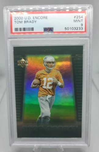 2000 Upper Deck Encore Tom Brady #254 Star Rookie PSA 9 RC Patriots