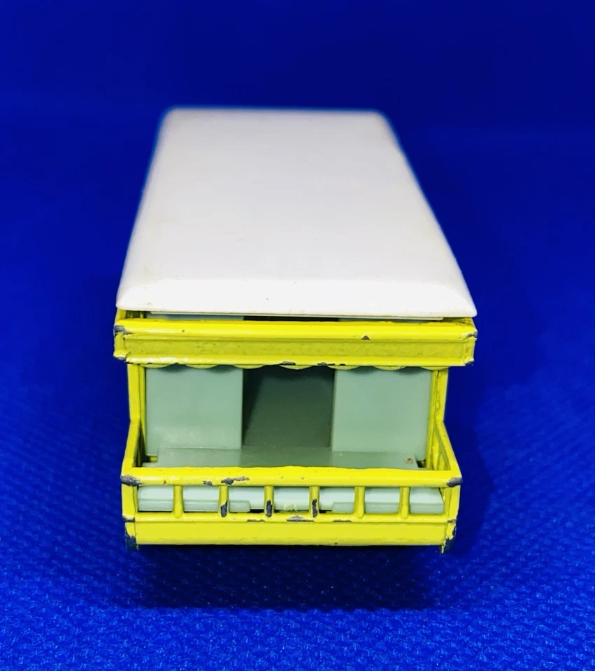 Remolque Matchbox vintage caravana no. 23 Lesney amarillo años 60 Foto 3 de 4