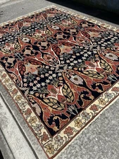 Transylvanian Romanian Antique Bucharest Dragón Rug 10’6”x 8’