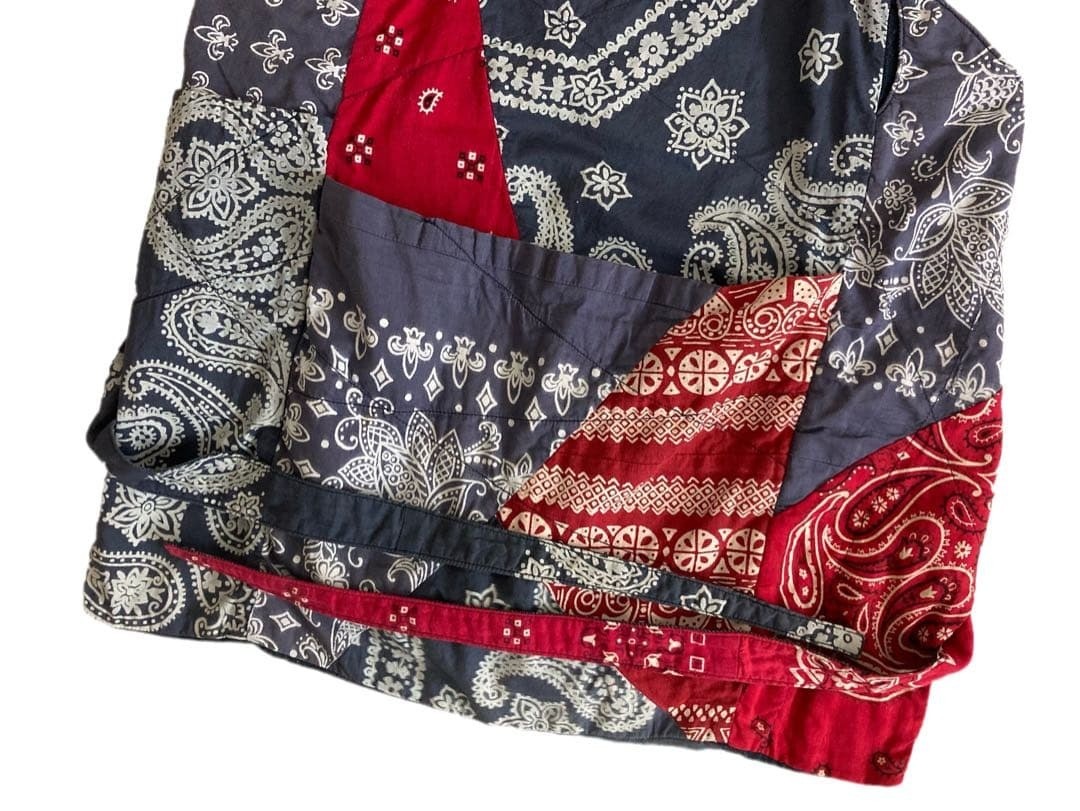 KAPITAL Patchwork Remake Denim Apron Reversible - image 3