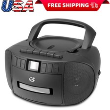 Cassette/CD/Radio Boombox AM/FM Radio Built-in Stereo Speakers Portable