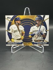 2025 Topps Series 2 - Dynamic Duos Christian Yelich, Jackson Chourio #DD-18