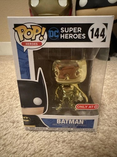Funko Pop Batman Gold Chrome Target Exclusive #144