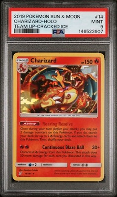 Pokemon 2019 Sun & Moon Team Up 14/181 Cracked Ice Holo Rare