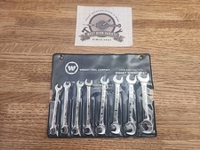 Wright Tool Midget Open End Ignition Wrench Set 798 USA 8pc SAE