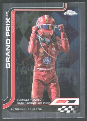 2025 TOPPS Chrome Formula 1 Driver of the day 140 Charles Leclerc (Ferrari)