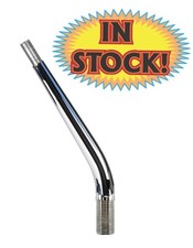 Lokar Rlk-68008-8 Single Bend Chrome Replacement Shift Lever Kit Wthreaded End