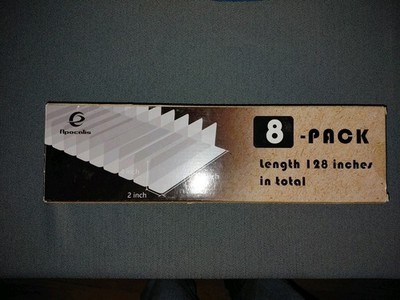 Apocalis 8 Pack Under Couch Blockers Transparent 4'' X 16'' New In Box
