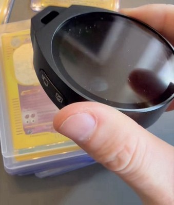 Handheld TCG Card Inspection Viewer 2.1in Screen UV Light w/ 15x magnification