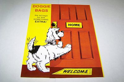 VINTAGE CATALOG #1821 - NOTEWORTHY - ADVERTISING LITTER BAGS - DOGGIE BAGS
