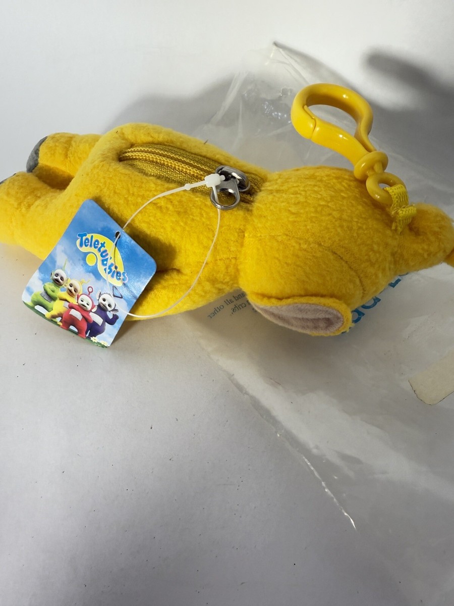 Teletubbies Tinky Winky Clip on Keychain Coin Purse 1998 for sale