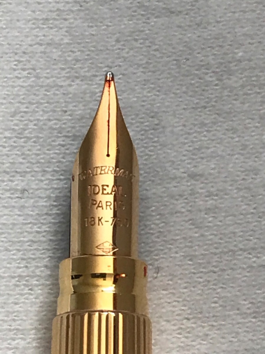 Waterman Lady Agatha Fountain Pen with 18K Medium Nib-Excellent