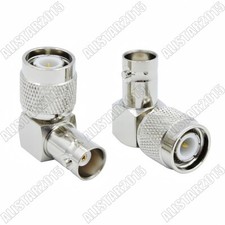 10x TNC Male Plug to BNC Female Jack Right Angle RA Adapter BNC to TNC Connector