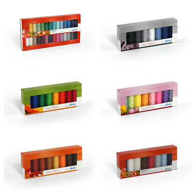 Mettler Seralon 100% Polyester Standard 96 Pack Sewing Thread Embroidery Crafts Mettler Seralon 100% Polyester Standard 96 Pack Sewing Thread Embroidery Crafts