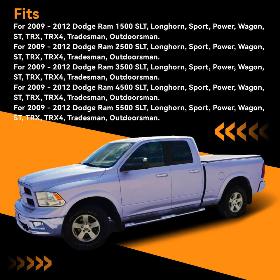 Funda de asiento inferior del conductor y cojín de espuma para Dodge Ram 1500 2500 ST SLT 2009-2012 Foto 4 de 4