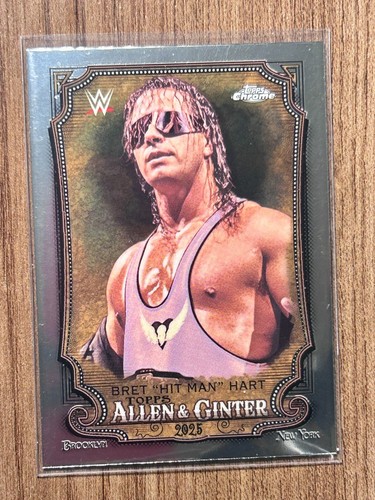 2025 Topps Chrome WWE - Bret “The Hitman” Hart - Allen & Ginter - WWE HOF