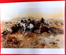 LOT 6 Photos Reprod. Oeuvres de Frederic Remington & Charles M. Russell