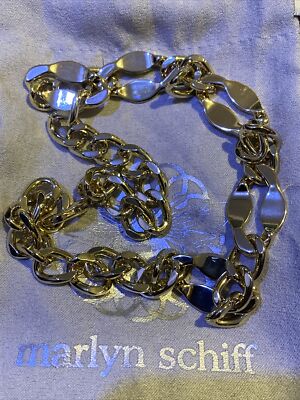 MARILYN SCHIFF NECKLACE - connecting link curb chain necklace -$92.00 ON WEBSITE